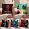Игра Vampire Survivors-S Наволочка Наволочка против пылевых клещей Невидимая молния Шелковистый короткий плюш Чехол для подушки для дивана