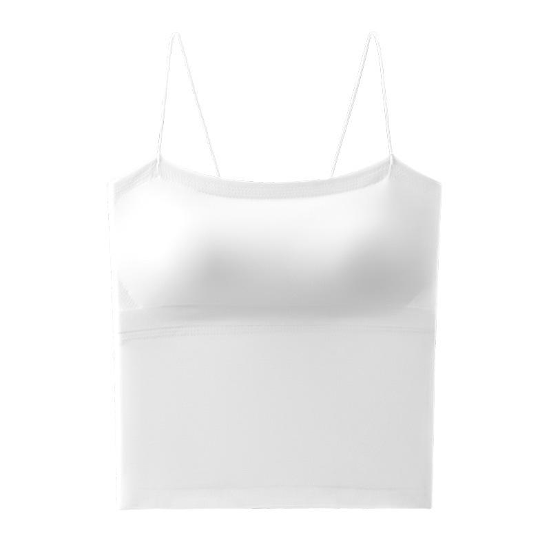 Новый летний топ-ками на бретелях большого размера с открытой спиной и вкладышами для груди – цельный бандаж-лиф для женщин