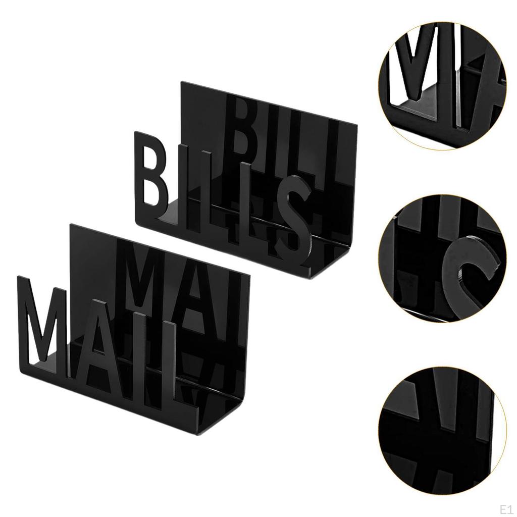 2x Mail Organizers Invitation Envelope Holders Desk Letter Rack Sorter for