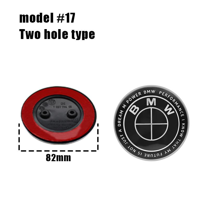 1Pc 82mm 74mm car Front Hood Emblem rear boot trunk logo For BMW M G20 G32 G11 X3 X5 X4 X6 X7 G30 G12 F40 F30 X1 Accessories QU3