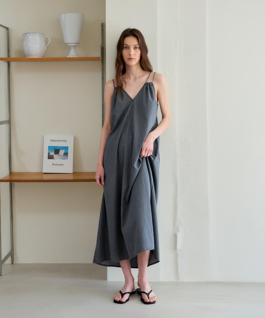 The Ello Breeze Denim Dress (Gray)