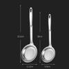 Long Handle Filter Scoop Colander Stainless Steel Fat Skimmer Spoon Fine Mesh Food Strainer Oil Filter Kitchen Accessories