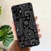 Мягкий чехол с узором пейсли для Samsung Galaxy S25 Ultra S21 S22 S23 S24 Plus S9 S10 S20 FE S24 FE