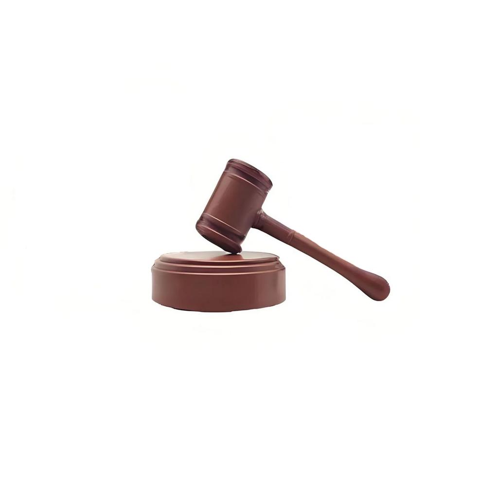 Wooden Gavel Set & Desk Decor - Judge's Hammer , Student - Novelty Sound Effect Toy - Fun Ornament