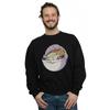 Star Wars Mens The Mandalorian Sleeping Child Sweatshirt