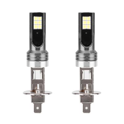 2 шт. 3030 12LED H1 24 Вт 6000K Автомобильная светодиодная фара Противотуманная фара Автоаксессуар