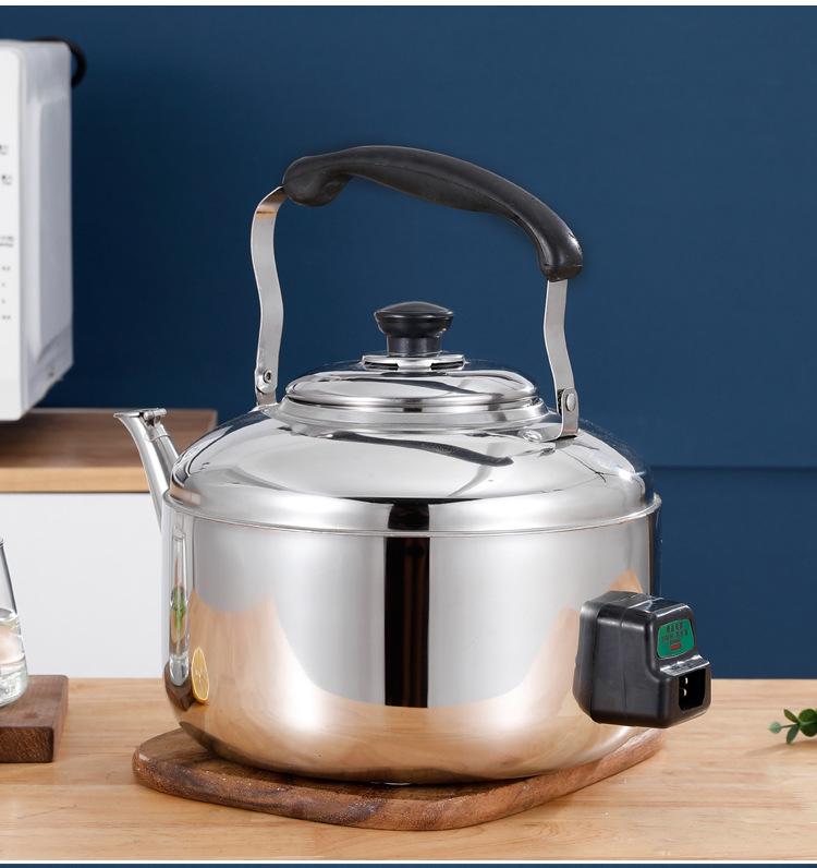 Электрический чайник из нержавеющей стали большой емкости - Быстрое кипячение для коммерческого и домашнего использования