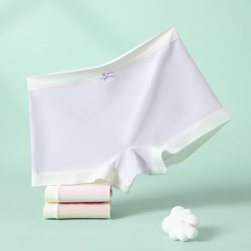 Fenteng Women's 80S Super Soft Cotton Anti-bacterial Boyshort Underwear 3-Pack