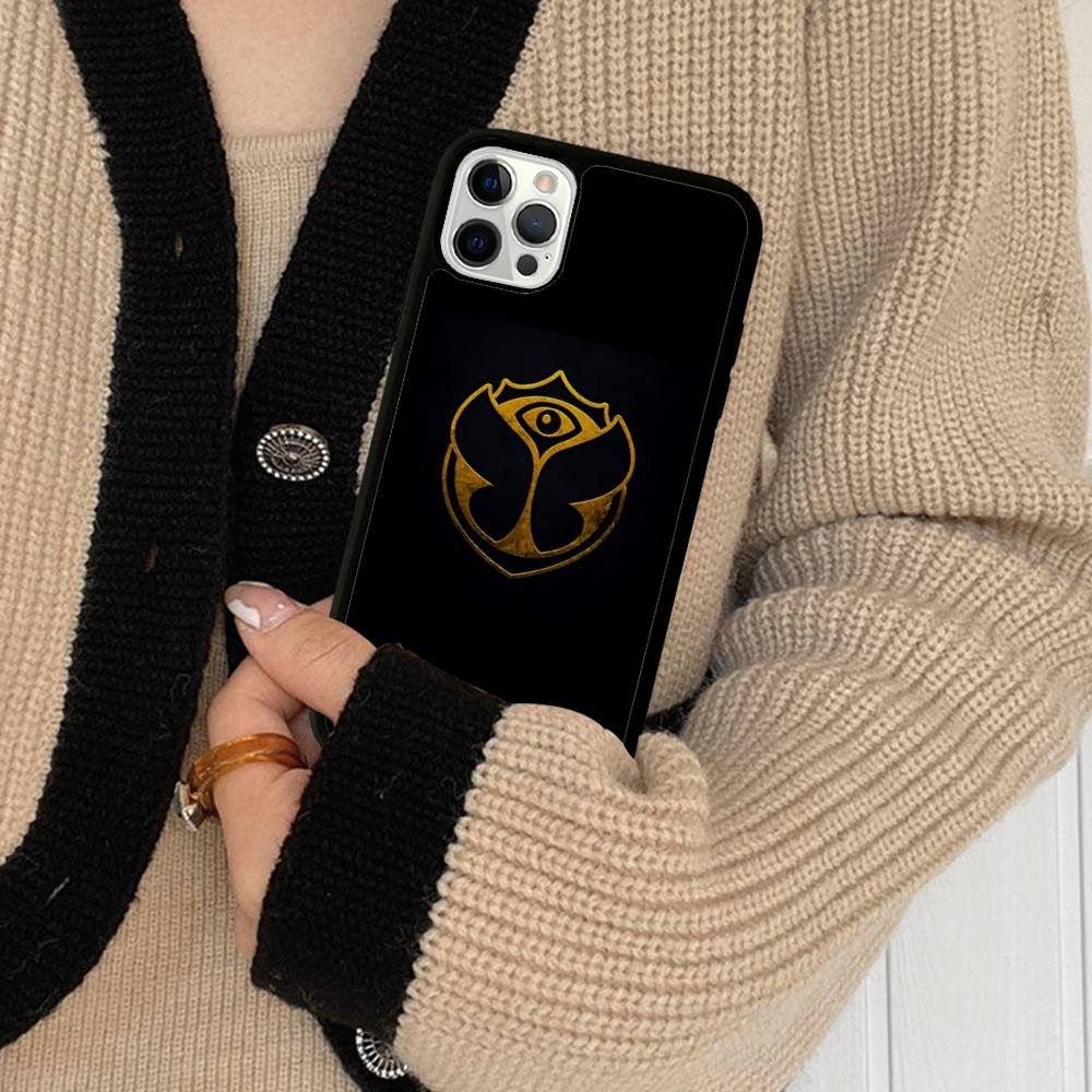 T-Tomorrowlands Music Logo For IPhone 17 16 15 14 13 12 11 Pro Max Plus Mini PC+TPU Back Phone Cover