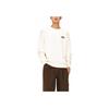 Anta Comfortable Casual Round Neck Pullover Loose Simple Sweatshirt Unisex Sweatshirt Ivory 172448704N-1