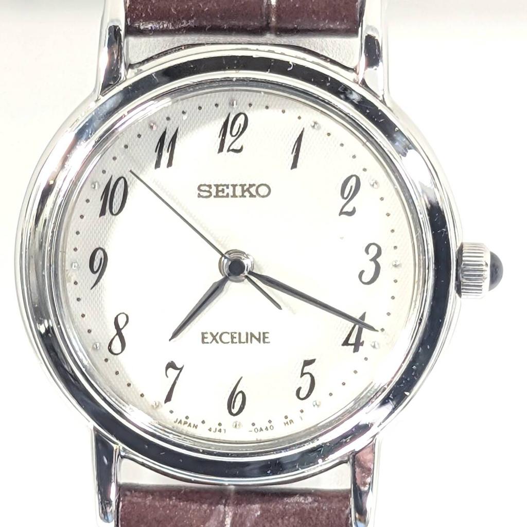 SEIKO Excelline Женские часы на батарейке с ремешком, Заменены, Состояние, O-29
