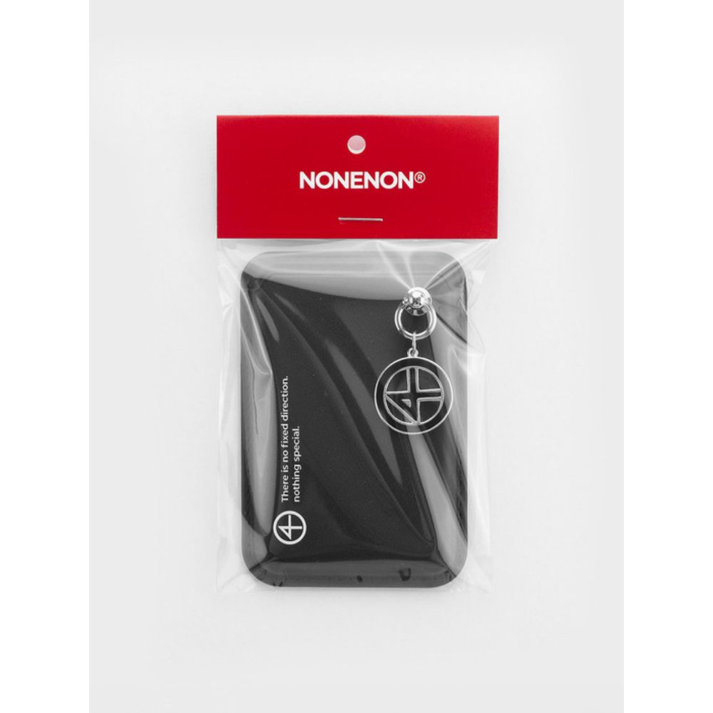 Nonenon Брелок NONE Кошелек-карта MAGSAFE_ЧЕРНЫЙ