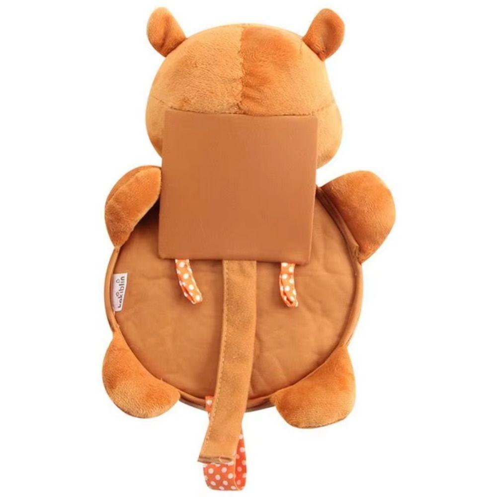 Cute Baby Rear Facing Mirrors Cartoon Plush Toy Seat Headrest Rearview Mirror  Headrest