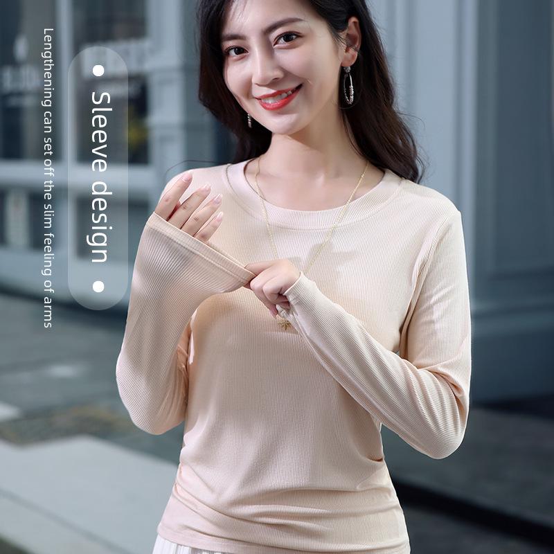 Корейский облегающий свитер с высоким эластичным плетением из хлопка с длинным рукавом и полуводолазкой для женщин - весенний выпуск