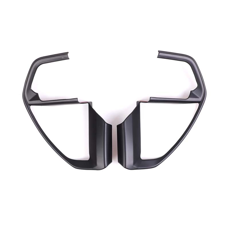 For Toyota Tundra 22-23 For Toyota Sequoia 22- ABS Carbon Fiber Car Steering Wheel Frame Cover Trim Stickers Car Accessories