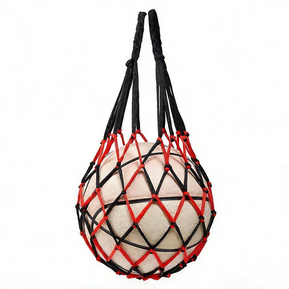 Weaving Basketball Carry Bag Multiple Colors Ball Pocket Durable Mesh Net Bag Football Balls