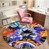 DRAGON BALL Print Round Rug, Washable Floor Carpet, For Entryway Dorm Laundry Room Office Study, Home Decor Birthday Christmas Gift