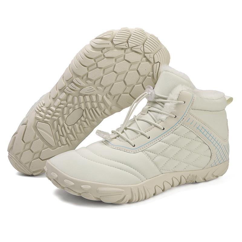 Зимние зимние ботинки для мужчин и женщин, сохраняющие тепло, хлопковая обувь, уличная походная обувь, плюшевые теплые высокие ботильоны, мужские кроссовки