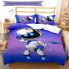3pcs Astro Bot2 pattern bedding set duvet cover set includes duvet cover &pillowcases, perfect all season bedroom decoration & gift