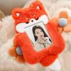Plush Photocard Holder Binder Photocard Idol Photo Card Organizer Kawaii Hanging Keychain Photocard Sleeves School Stationary