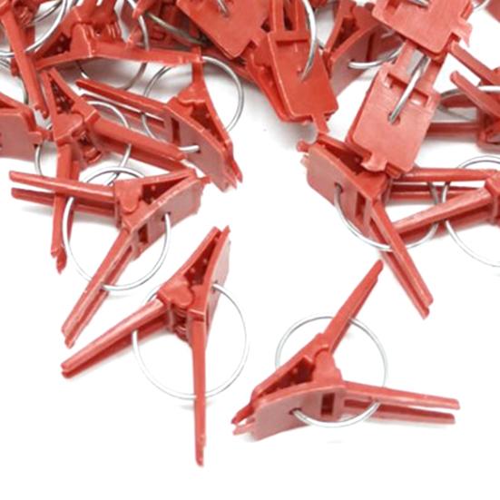 50 шт./компл. зажимы для прививки многоразовые гибкие зажимы для прививки из АБС-пластика садовые растения поддержка баклажанов