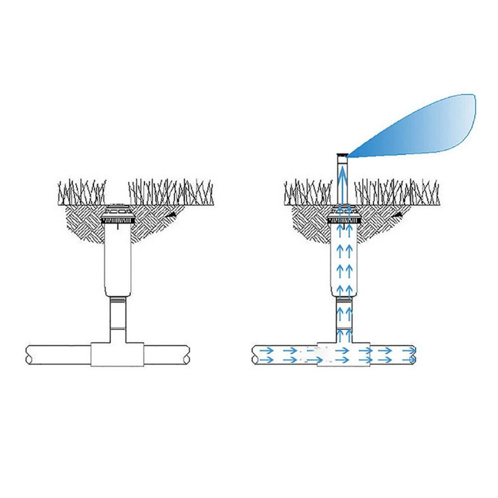 Engineering Plastic Pop-Up Sprinkler Nozzle Scattering Sprinkler Nozzle Farm Irrigation