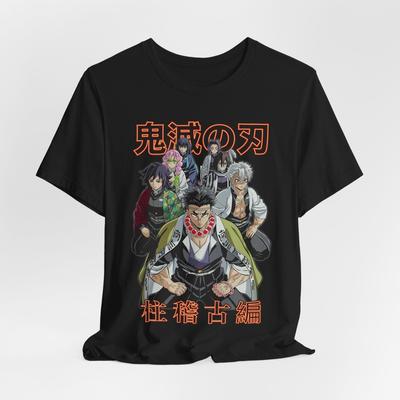 Унисекс футболка в стиле аниме - Персонаж Demon Slayer, Повседневная одежда, Подарок