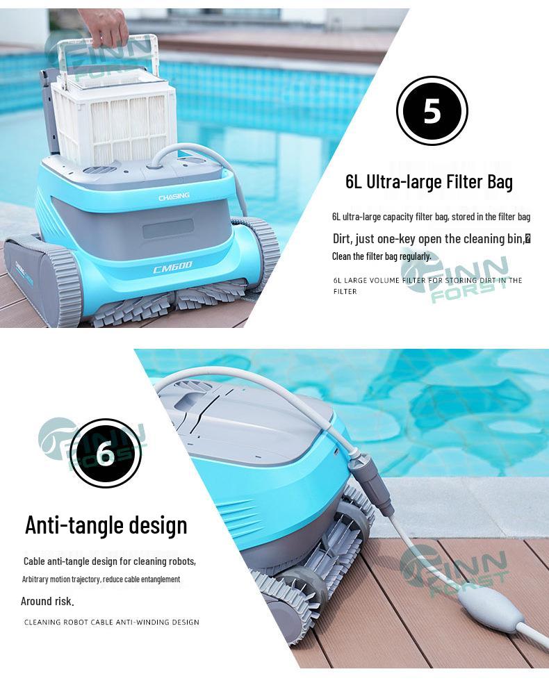 Swimming Pool Diving Pig CM600 Automatic Underwater Vacuum Cleaner Robot
