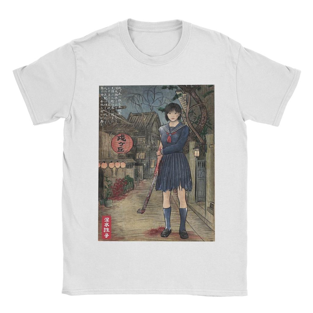 SILENT HILL F Футболка мужская Хиноко Симидзу Смешная футболка с коротким рукавом и круглым вырезом 100% хлопок Новое поступление