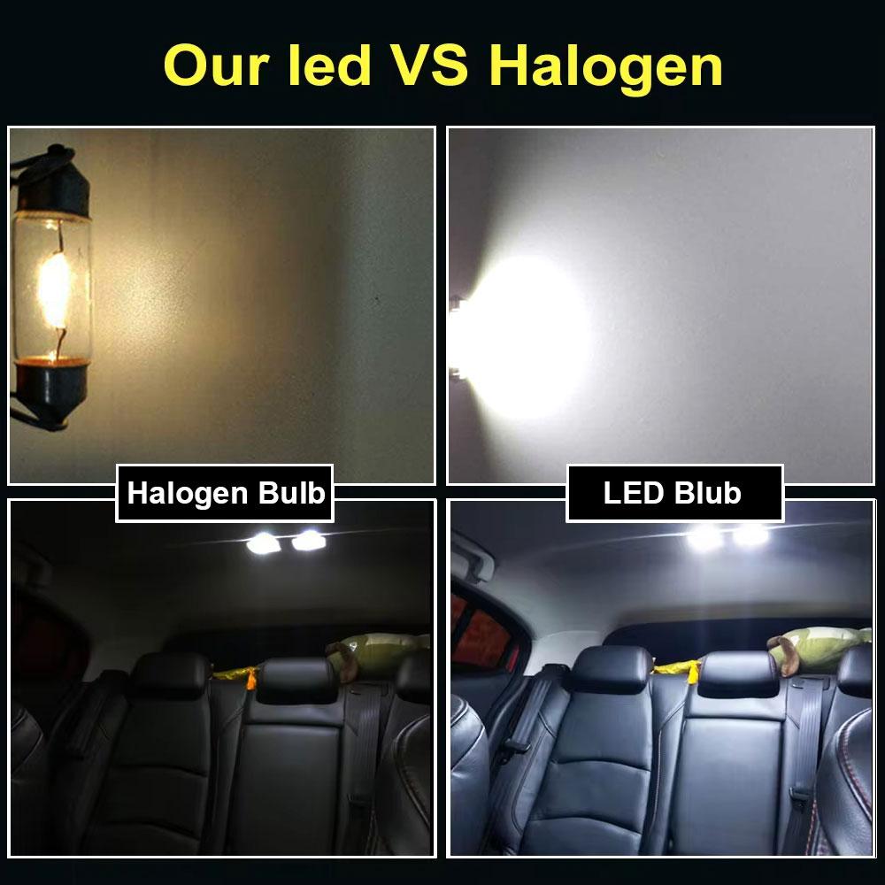 4/10 PCS C5W Festoon 31mm 36mm 39mm 41mm LED Bulbs COB 12V 6000K White Car Interior Dome Maps Reading Trunk Linse Plate Lights