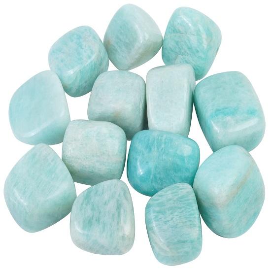 Amazonite Stones Reiki Chakra Healing Decorative Pebbles, Jewelry Stone, Vase Fillers,
