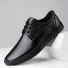 Fashion High Quality Summer Hollow Out Breathable Genuine Leather Shoe Business Casual Shoes Comfortable Sports Shoes Luxury Brand Shoes