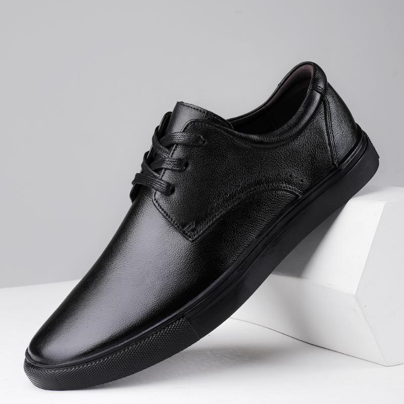 Fashion High Quality Summer Hollow Out Breathable Genuine Leather Shoe Business Casual Shoes Comfortable Sports Shoes Luxury Brand Shoes