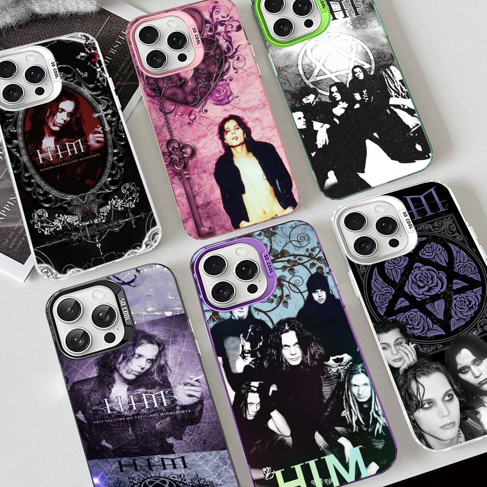 Чехол для телефона с изображением группы His Infernal Majesty Для IPhone 17 16 15 14 11 12 13 Pro Max Pro Plus Цветной Серебристый Чехол