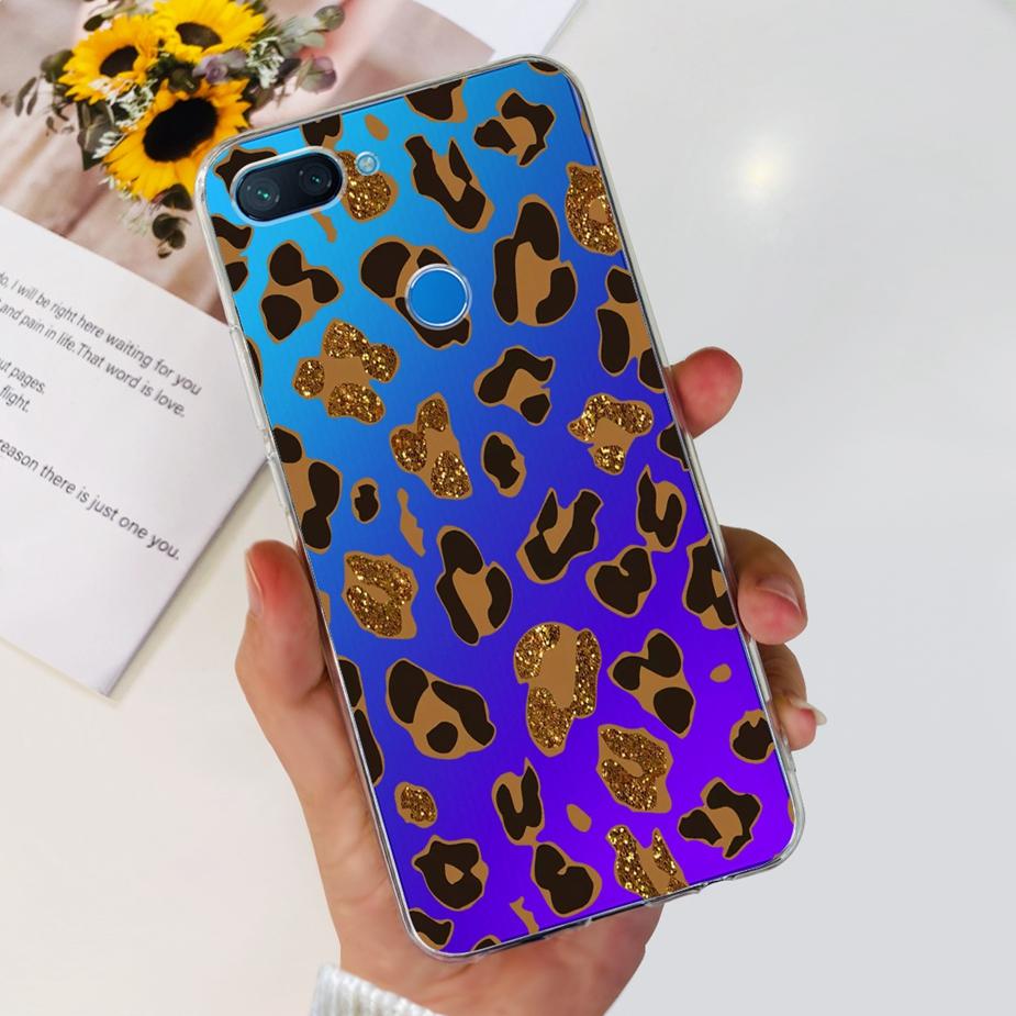 Чехол для Xiaomi Mi 8 Lite Милый Расписной Чехол Прозрачный Силиконовый Чехол для Телефона Для Xiaomi Mi 8 Lite 8Lite Задняя Крышка 6.26'' Fundas Coque