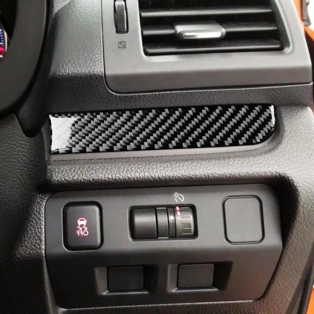 Carbon Fiber Car Interior Accessories Central Control Dashboard Cover Trim for Subaru Impreza 2012-2016,for Subaru XV Crosstrek 2013-2017 (Right