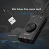 Orico SC2 USB External Sound Card for PC, Notebook & PS4 - Plug & Play Headset Adapter