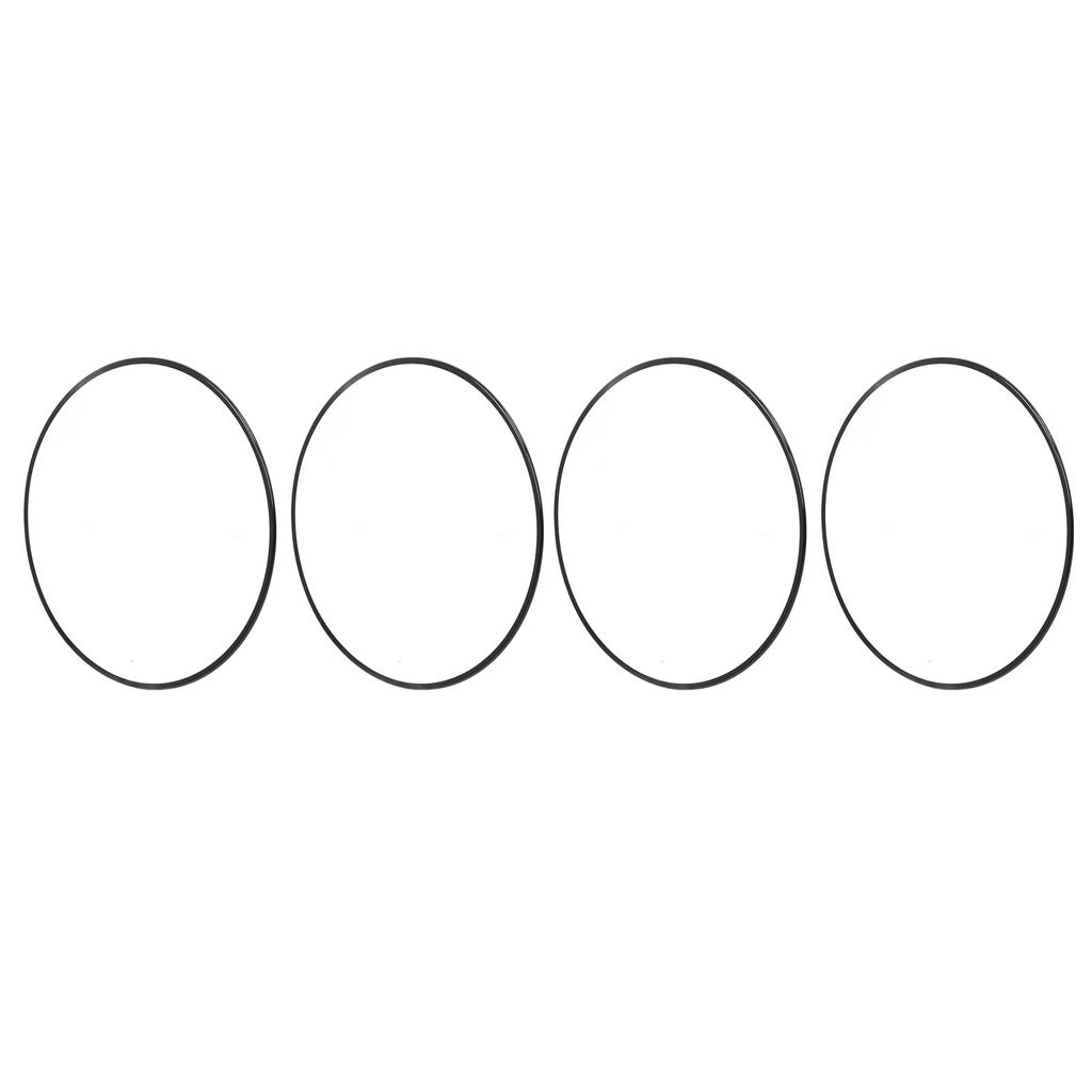 4 Pcs 20 Inch Wheel Rim Protector Scratch Proof Self Adhesive Fashionable Black Wheel Rim Decorative Ring