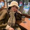 Thickened Lamb Stylish Wool Winter Bucket Hat For Women Cozy And Warm Ear Protection