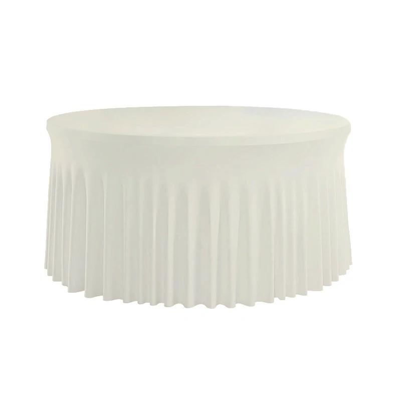 Round Tablecloths,High-Density Black Polyester Covers, Wrinkle Resistant,for Dining,Banquets, Buffet Parties,Wedding Table Cloth