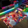 Yamal Design Crystal Velvet Carpet Cozy Non?Slip Printed Rug For Bedroom Living Room Entrance