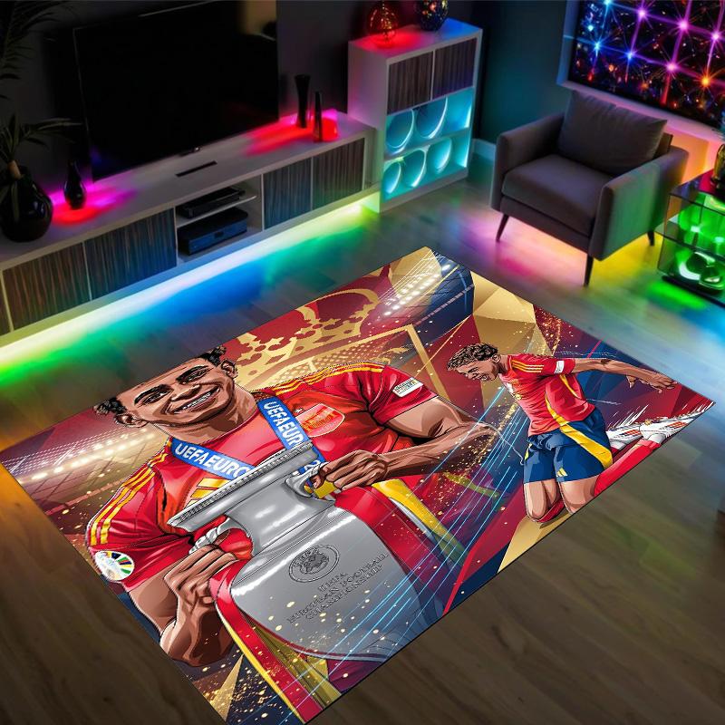 Yamal Design Crystal Velvet Carpet Cozy Non?Slip Printed Rug For Bedroom Living Room Entrance