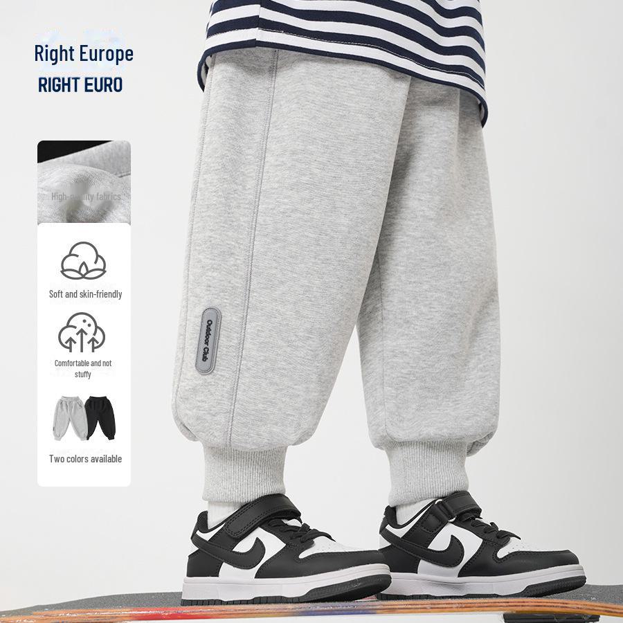 Спортивные штаны Youou Boys' Spring 2025 - Новые весенние и осенние спортивные штаны для детей