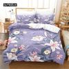 Комплект постельного белья с цветами, тропические растения, европейский винтажный цветок, пододеяльник, спальня, великолепное постельное белье для женщин, девочек, подарочные украшения