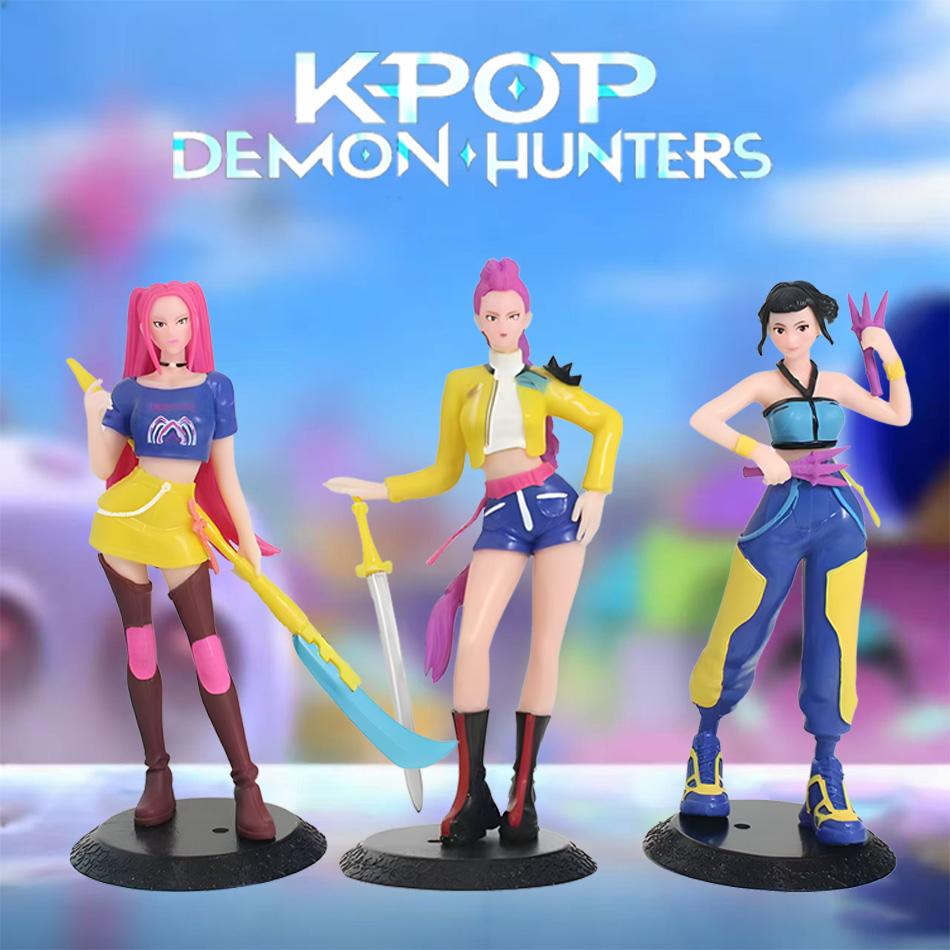 Lumimilazoi K-POP Тематическая милая кукла группы девушек-охотниц на демонов Рождественский подарок Шарнирная подвижная кукла Коллекционная фигурка