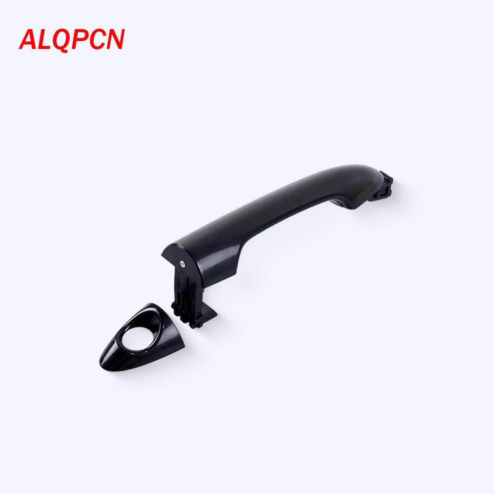 for Front Door Rear Door Outer Handle for Kia Picanto 2018-2022 Black