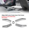 Для Mercedes Benz CS Class C-Class W206 S-Class W223-2023 Рычаг переключения передач, стержень стеклоочистителя, внутренние чехлы, наклейки, отделка, АБС-пластик