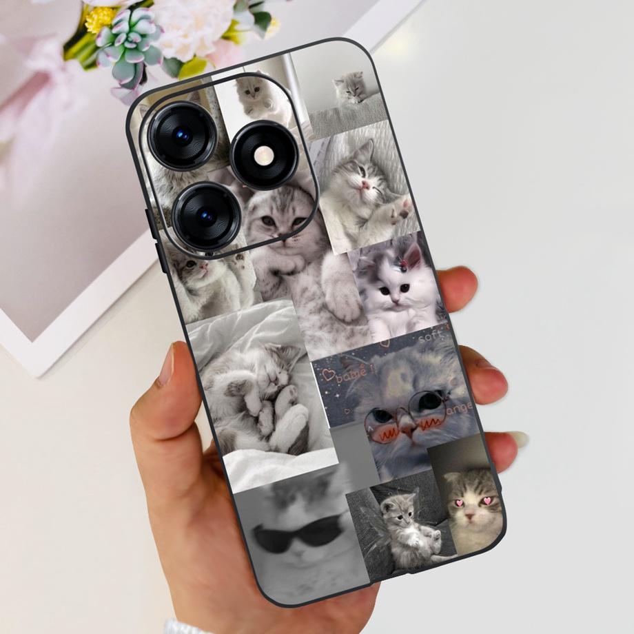 Чехол для телефона Tecno Spark 10 10c 10 Pro Spark10 KI5k KI5m KI5q KI7 Задняя крышка Мягкий прозрачный ТПУ Тонкий Funda Дракон Астронавт