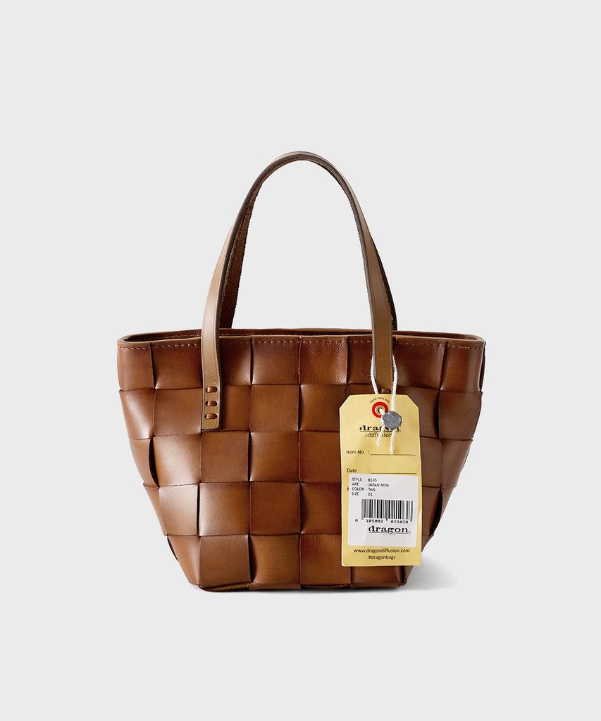Dragon Diffusion Japan Leather Mini 8105 Black Tan Dragon Bag