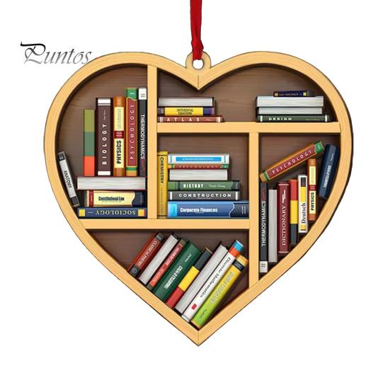 Чтение старинной книги Рождественский орнамент Акриловое ремесло Красочные сложенные книги Висячие украшения Рождественская елка Декоративные реквизиты Праздничная вечеринка для дома